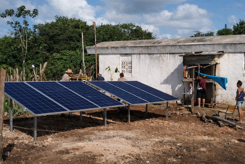 Paneles solares en Cuba