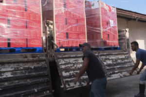 Ayuda enviada por México en reparto