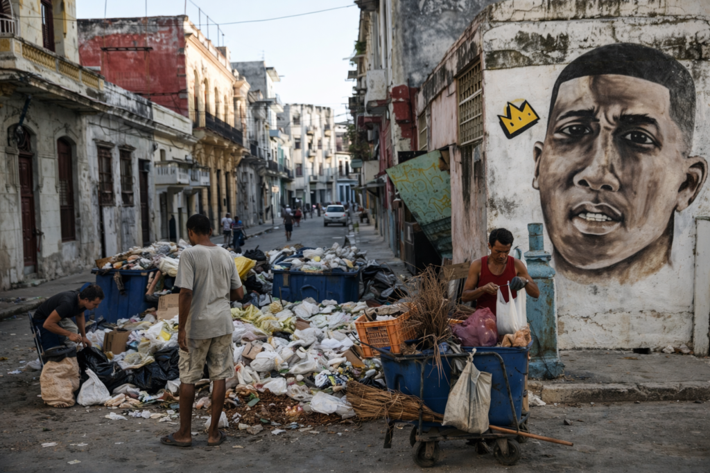 Basurero en La habana