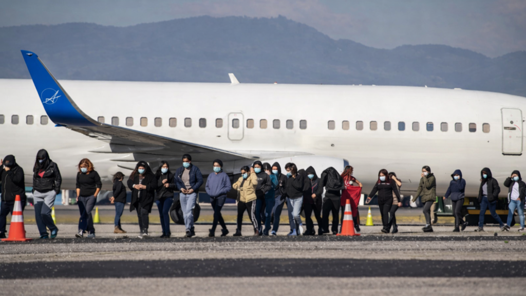 Imagen de deportados a Cuba en fechas anteriores