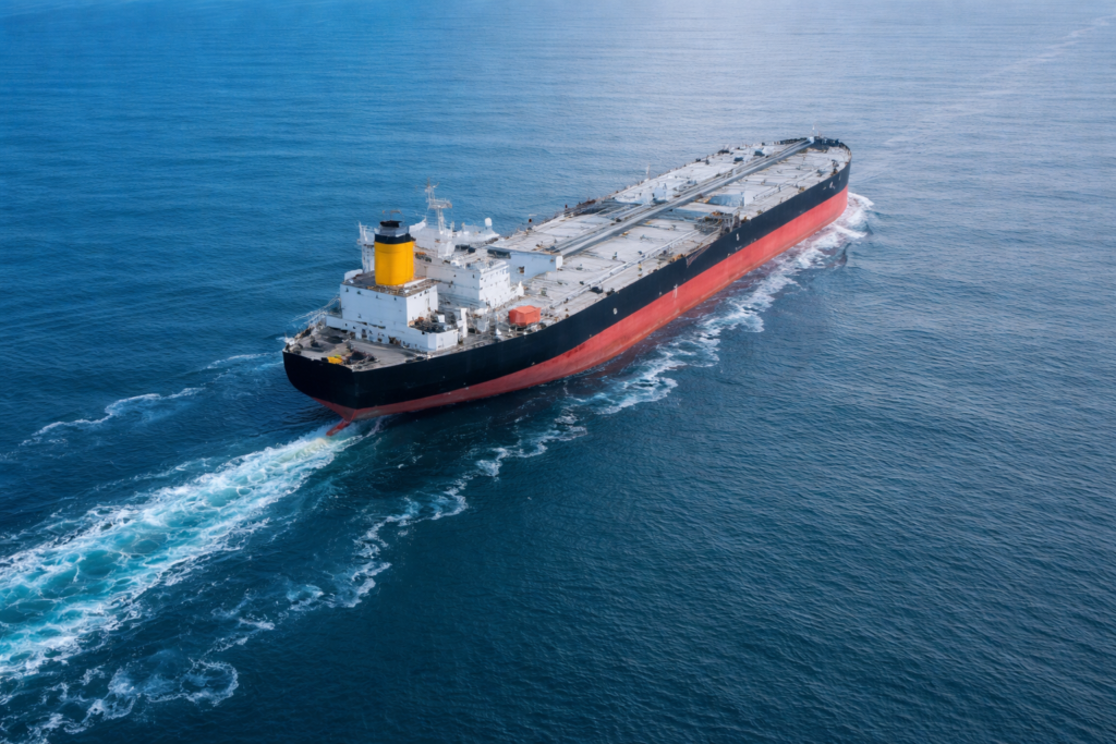 Imagen de referencia de un tanquero navegando a Cuba