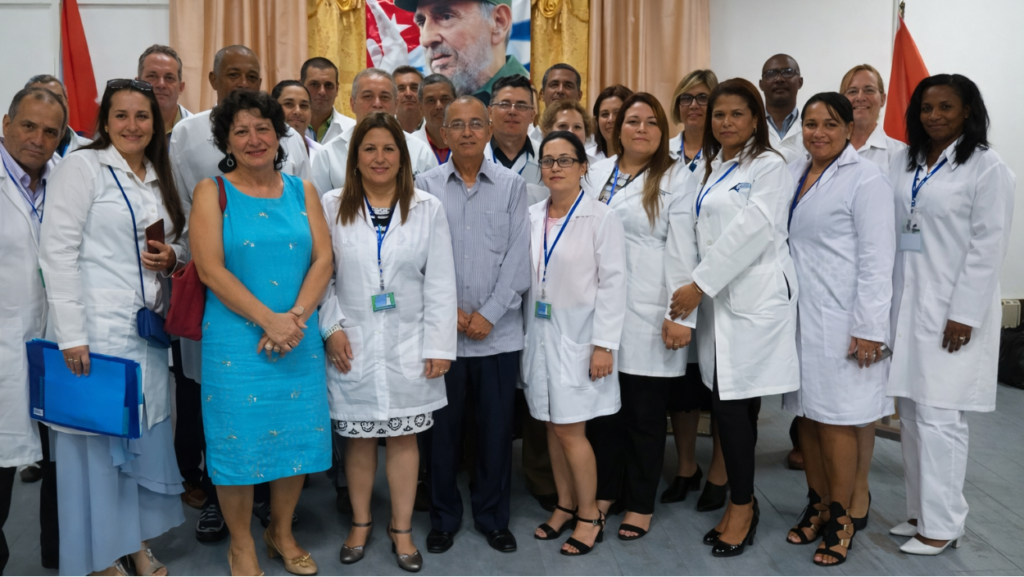 Medicos cubanos en Guyana