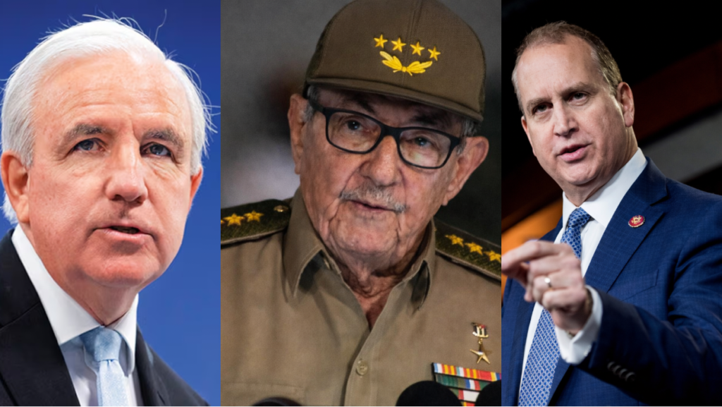 Congresistas de EE.UU y Raul Castro