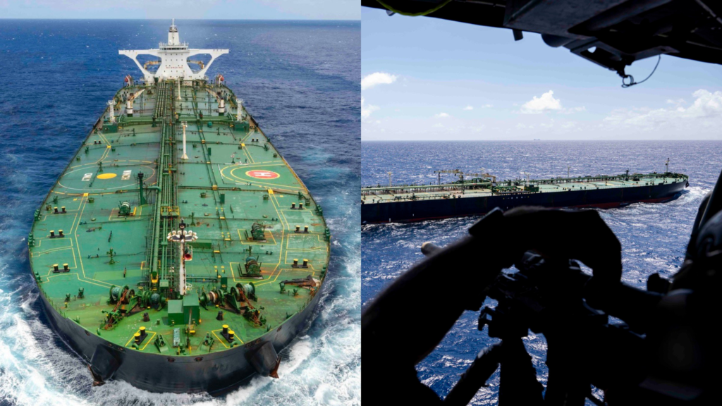 Imágenes de la captura del petrolero Bertha